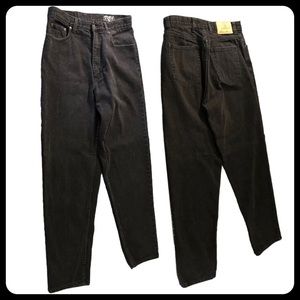 Eddie Bauer Black 90s Style Size 14 Mom Jeans High Rise Loose Fit 30x28 C124